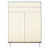 HIGHBOARD Walnuss massiv lackiert Beige, Nussbaumfarben - Beige/Nussbaumfarben, Design, Holz/Holzwerkstoff (102/151/46cm) - JOOP!