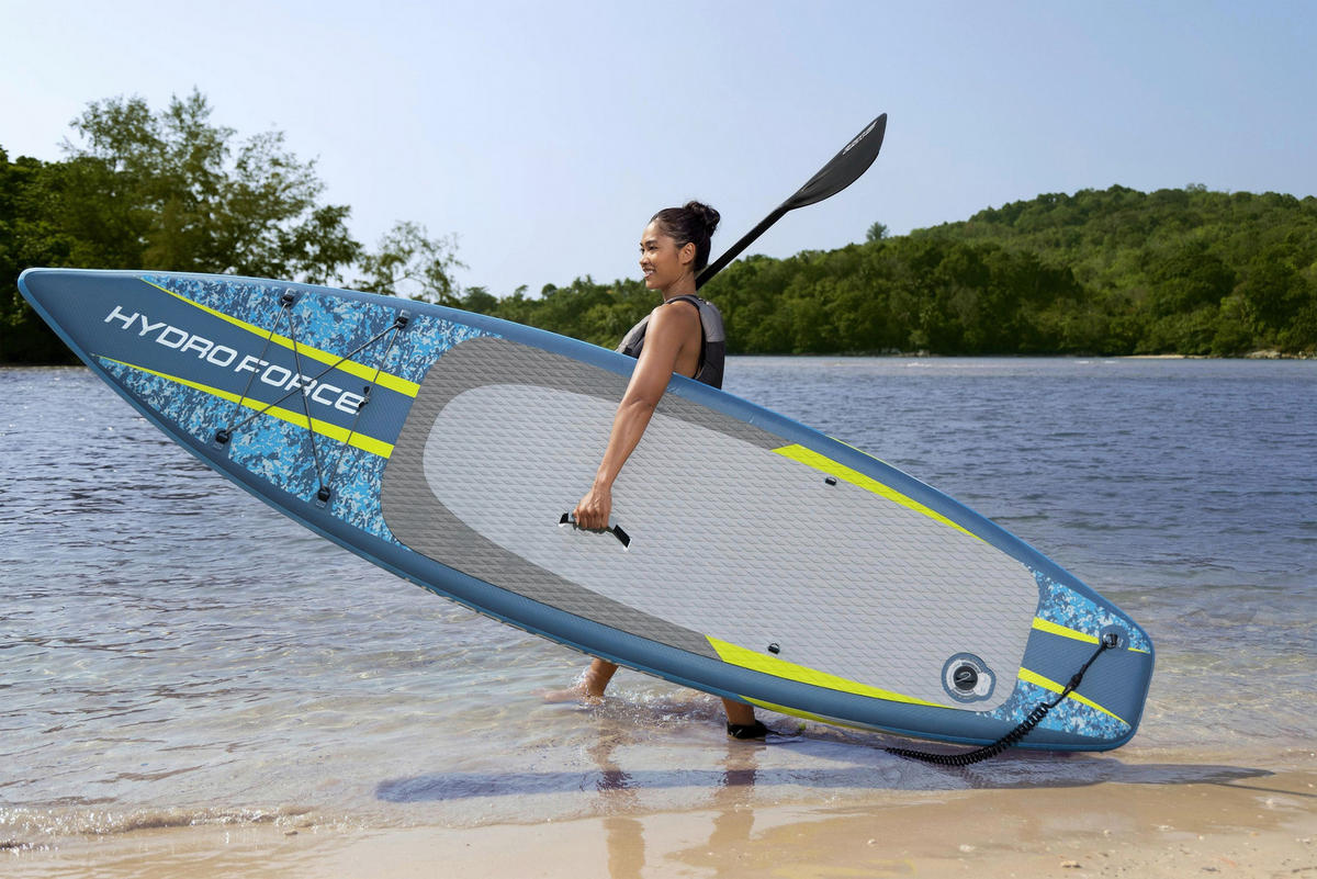 STAND-UP PADDLE BOARD 6532F AQUA GLIDER  - Hellblau, KONVENTIONELL, Kunststoff/Metall (320/79/12cm) - Bestway