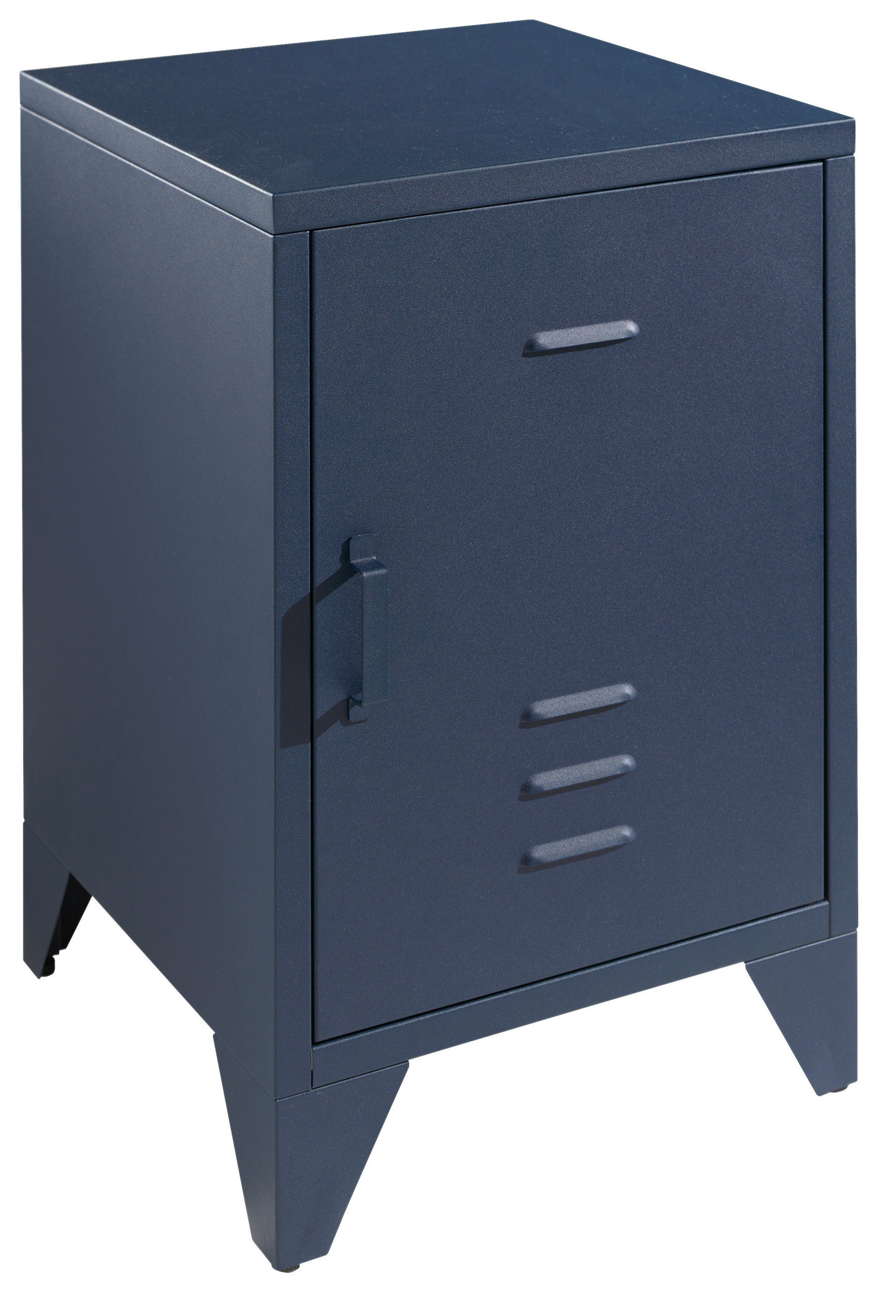 NACHTSCHRANK 40/60/40 cm, Blau,  - Blau, MODERN, Metall (40/60/40cm) - Vipack