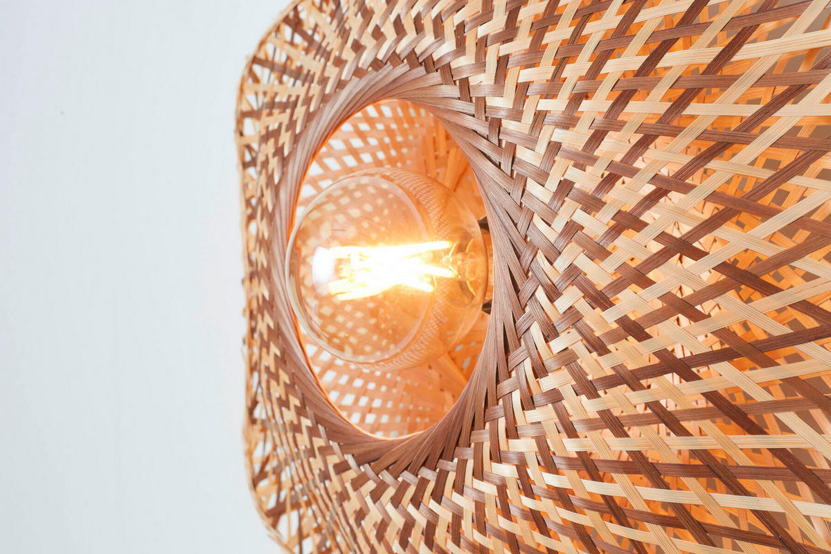 VÄGGLAMPA Good & Mojo 87/20 cm   - naturfärgad, Basics, naturmaterial (87/20cm) - Good & Mojo