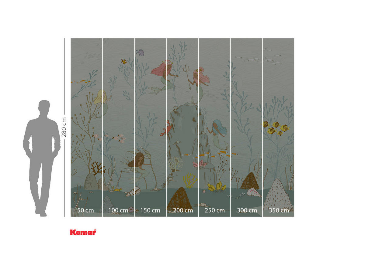 FOTOTAPET 300/280/1 cm  - multicolor, Trend, papper (300/280/1cm)
