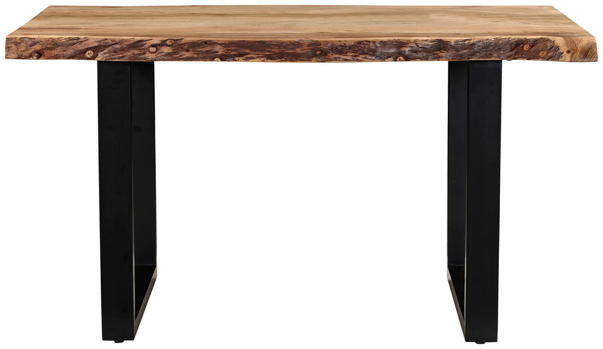 STOL ZA BLAGOVAONICU  crna, boje bagrema  drvo, metal      - boje bagrema/crna, Moderno, drvo/metal (140/90/76cm) - MID.YOU