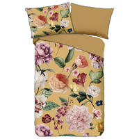 WENDEBETTWÄSCHE sonstige Webstoff  - Gelb, Basics, Textil (140/200cm)