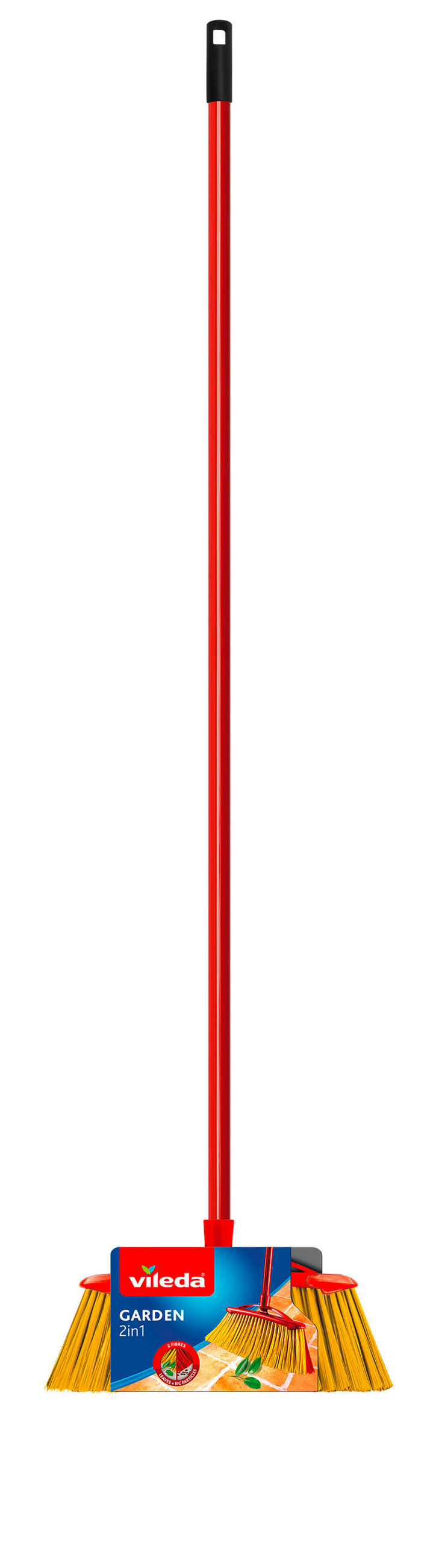 METLA - červená, Basics, kov/plast (32/143/5.5cm) - Vileda
