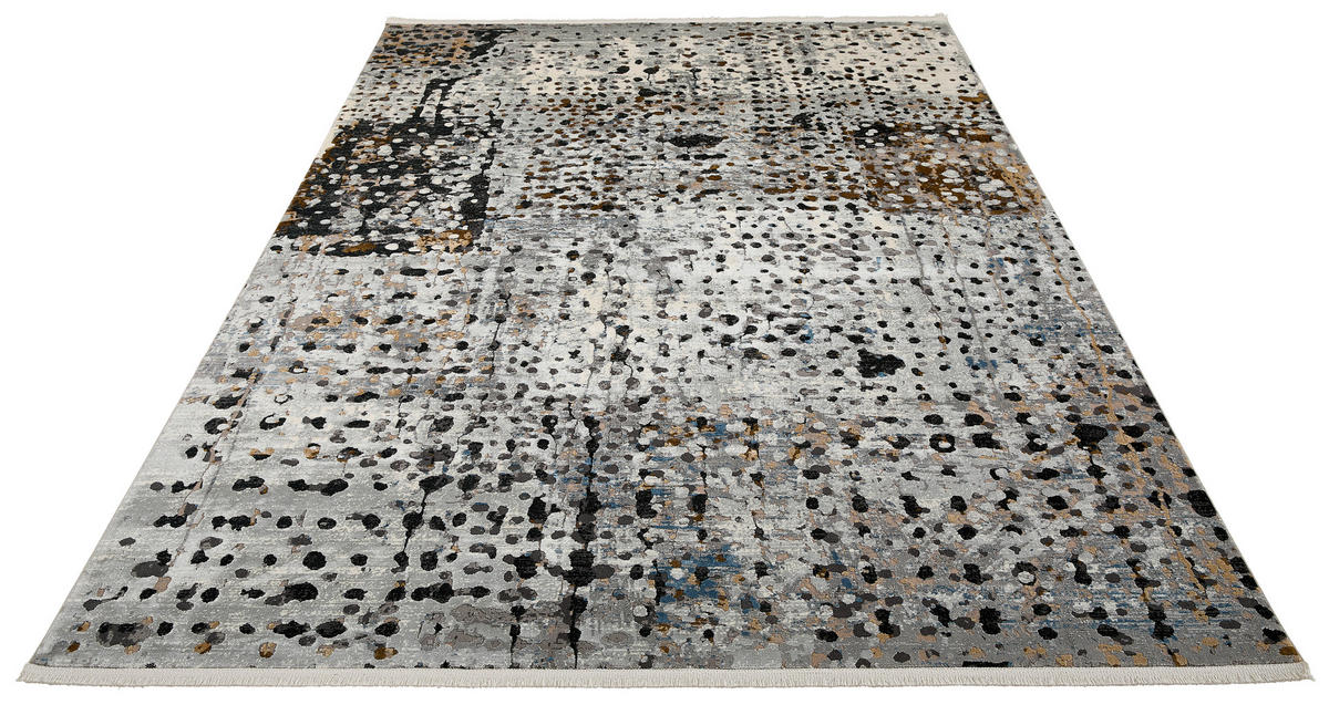 WEBTEPPICH 160/230 cm Colorado Point Grau, Multicolor, Hellgrau, Dunkelgrau  - Dunkelgrau/Multicolor, Design, Textil (160/230cm) - Musterring