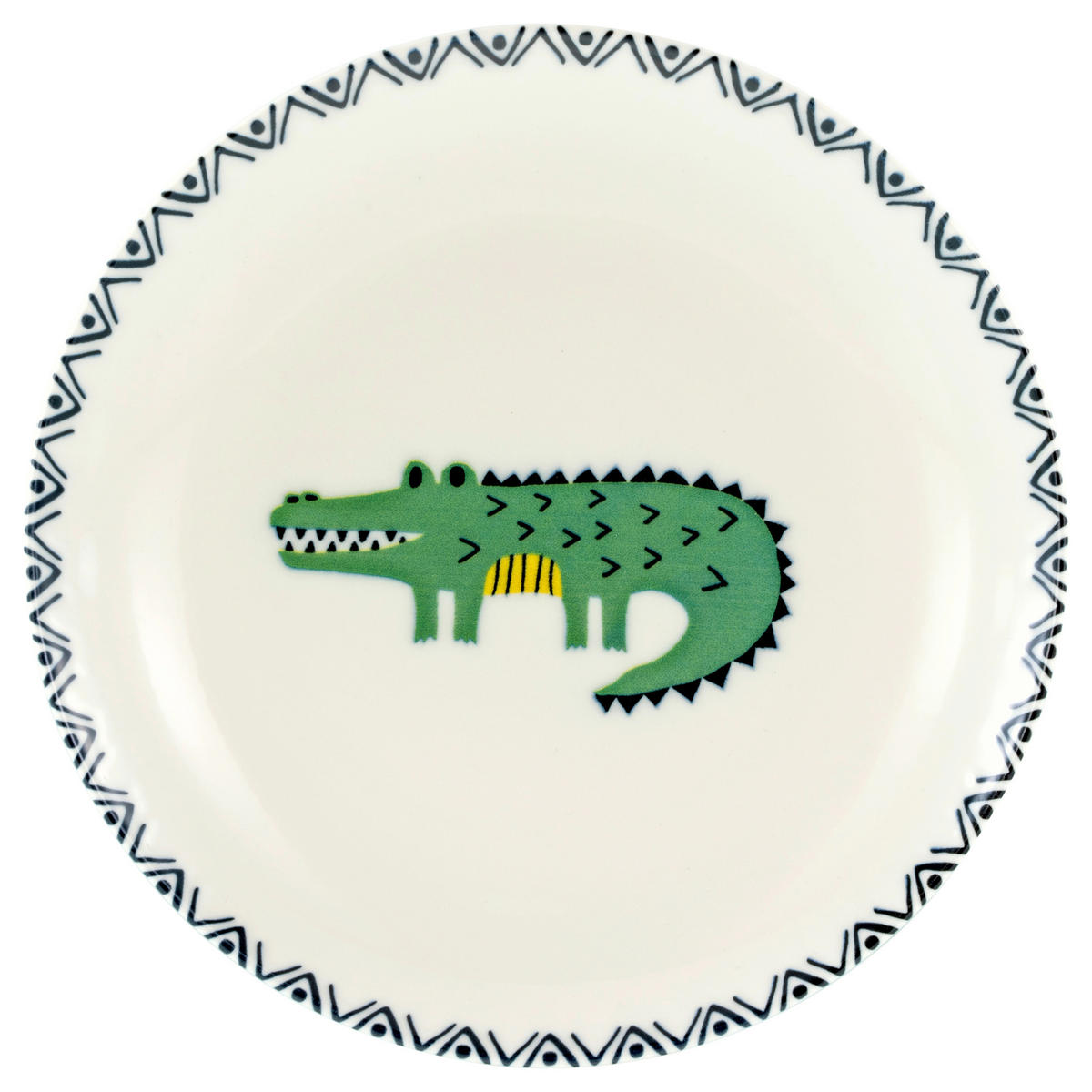 TELLERSET Safari Bunt 4-teilig  - Multicolor/Grauweiß, Basics, Keramik (21cm) - Creatable