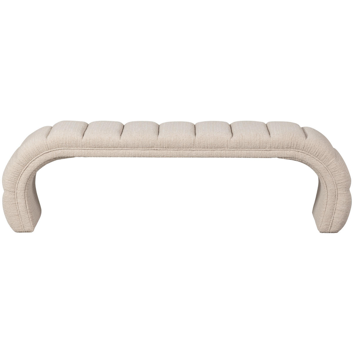 SITZBANK in Textil Naturfarben  - Naturfarben, Design, Textil (163/47/51cm) - Livetastic