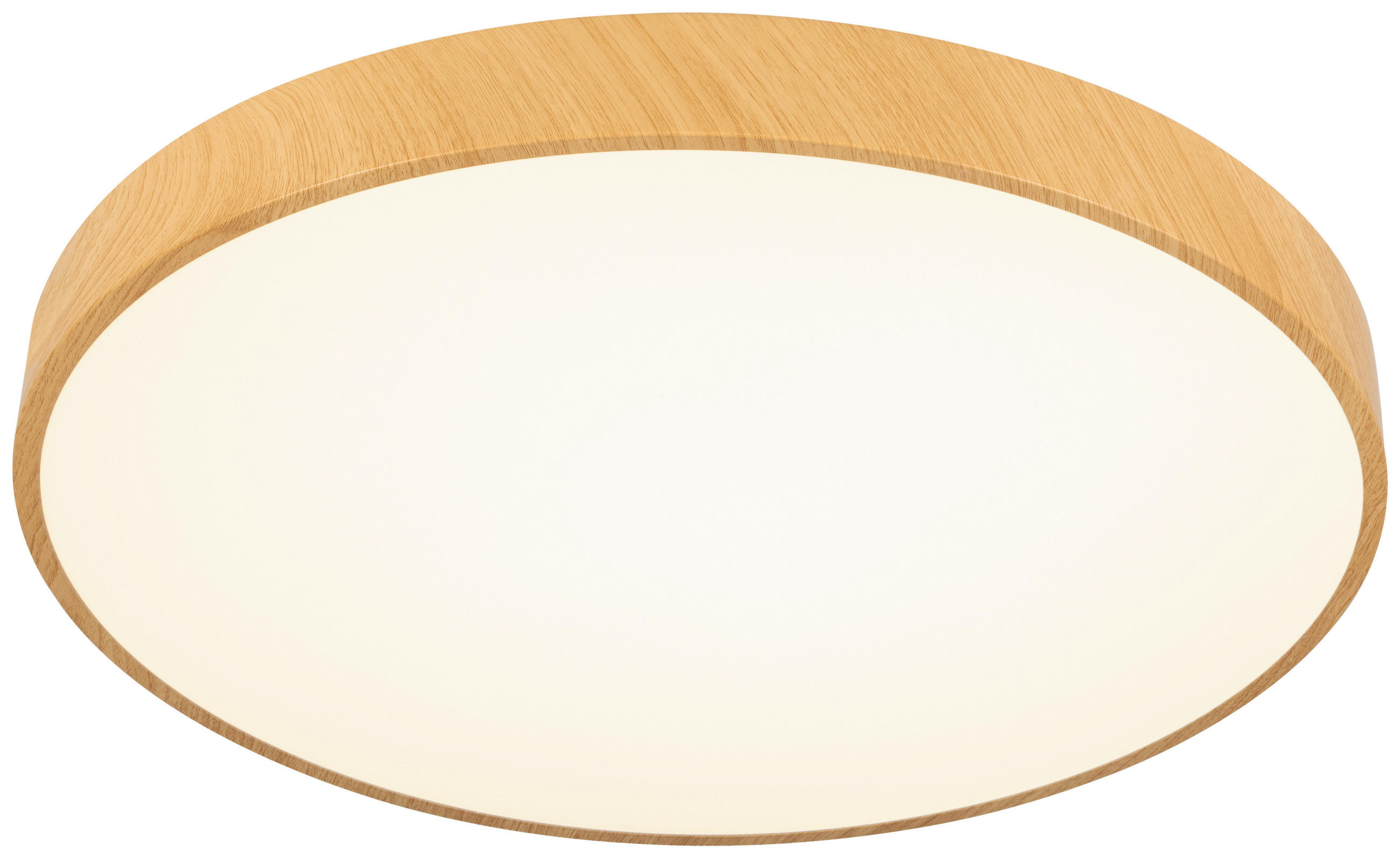 LED-DECKENLEUCHTE  50/13 cm    - Weiss/Naturfarben, Trend, Kunststoff/Metall (50/13cm) - Novel