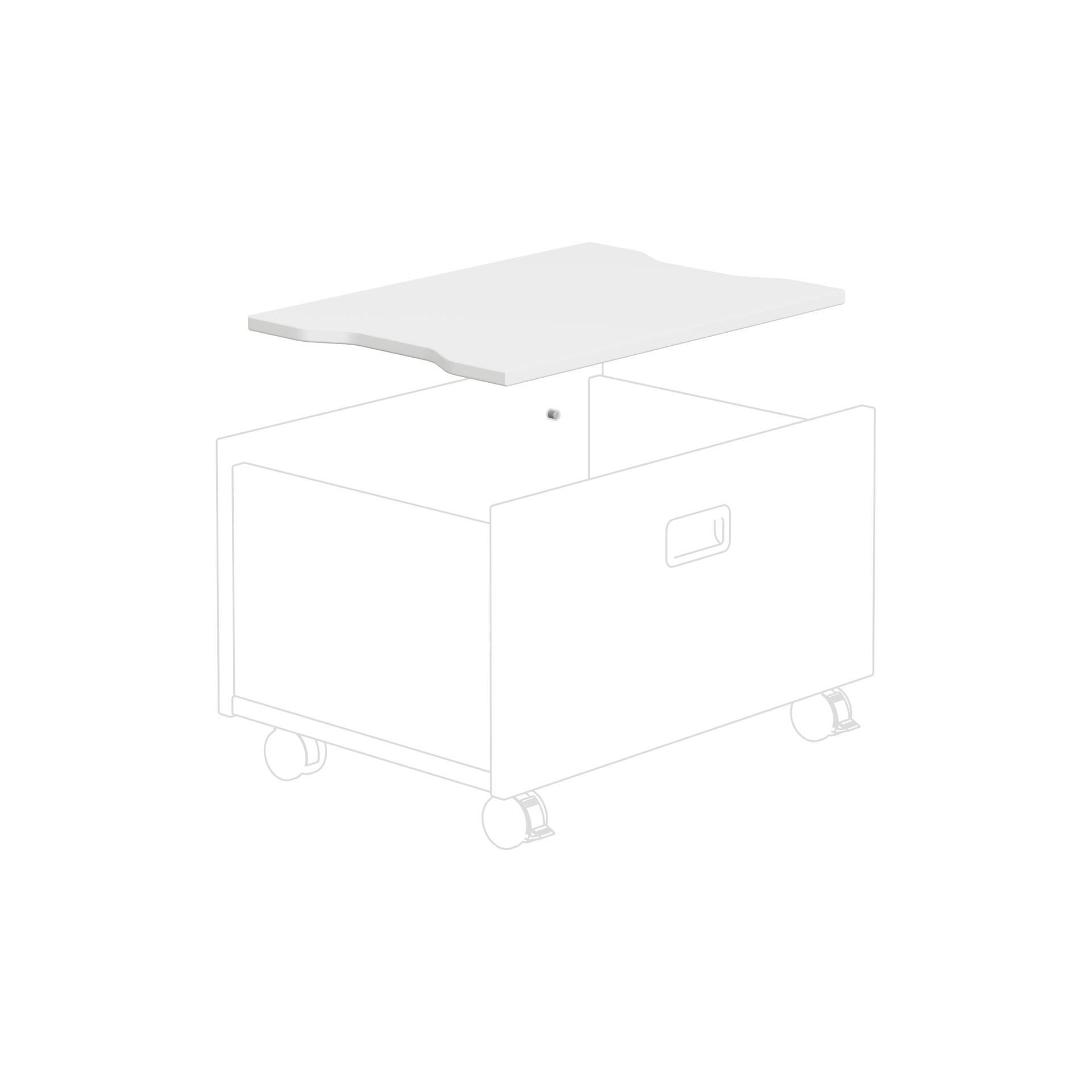 ROLLBOXDECKEL - Basics, Holzwerkstoff (42,3/59,1/1,8cm) - Paidi
