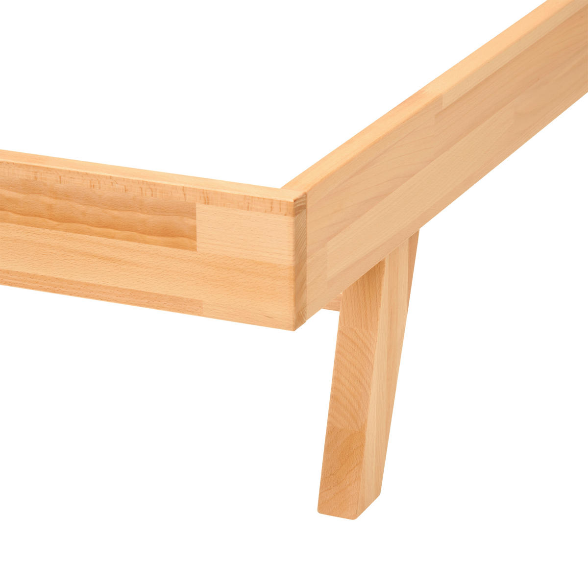POSTEL, 140/200 cm jádrový buk - jádrový buk, Moderní, dřevo (140/200cm) - MID.YOU