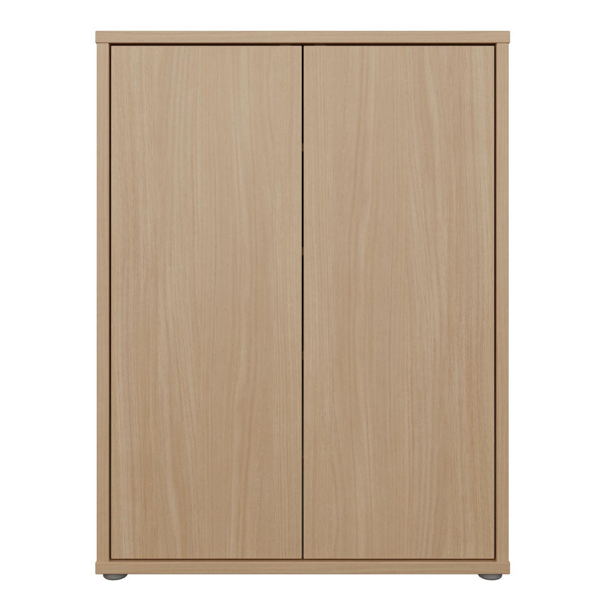 SCHUHSCHRANK Eichefarben  - Eichefarben/Grau, MODERN, Holzwerkstoff/Kunststoff (74,5/99,1/34,9cm) - Carryhome