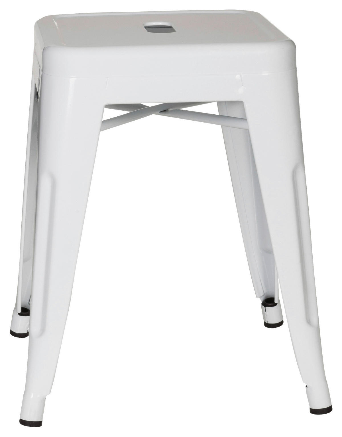 TABURE, kovina bela  - bela, Basics, kovina (39/46/39cm) - MID.YOU