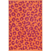 GÄSTETUCHSET Leo Orange, Pink 2-teilig 30/50 cm  - Pink/Orange, Design, Textil (30/50cm) - Cawoe