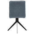 STUHL Webstoff Anthrazit, Schwarz  - Anthrazit/Schwarz, Design, Textil/Metall (46,5/87/64cm) - Voleo