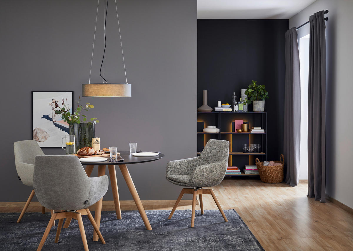 HÄNGELEUCHTE 50/250 cm  - Dunkelgrau, Design, Kunststoff (50/250cm) - Schöner Wohnen