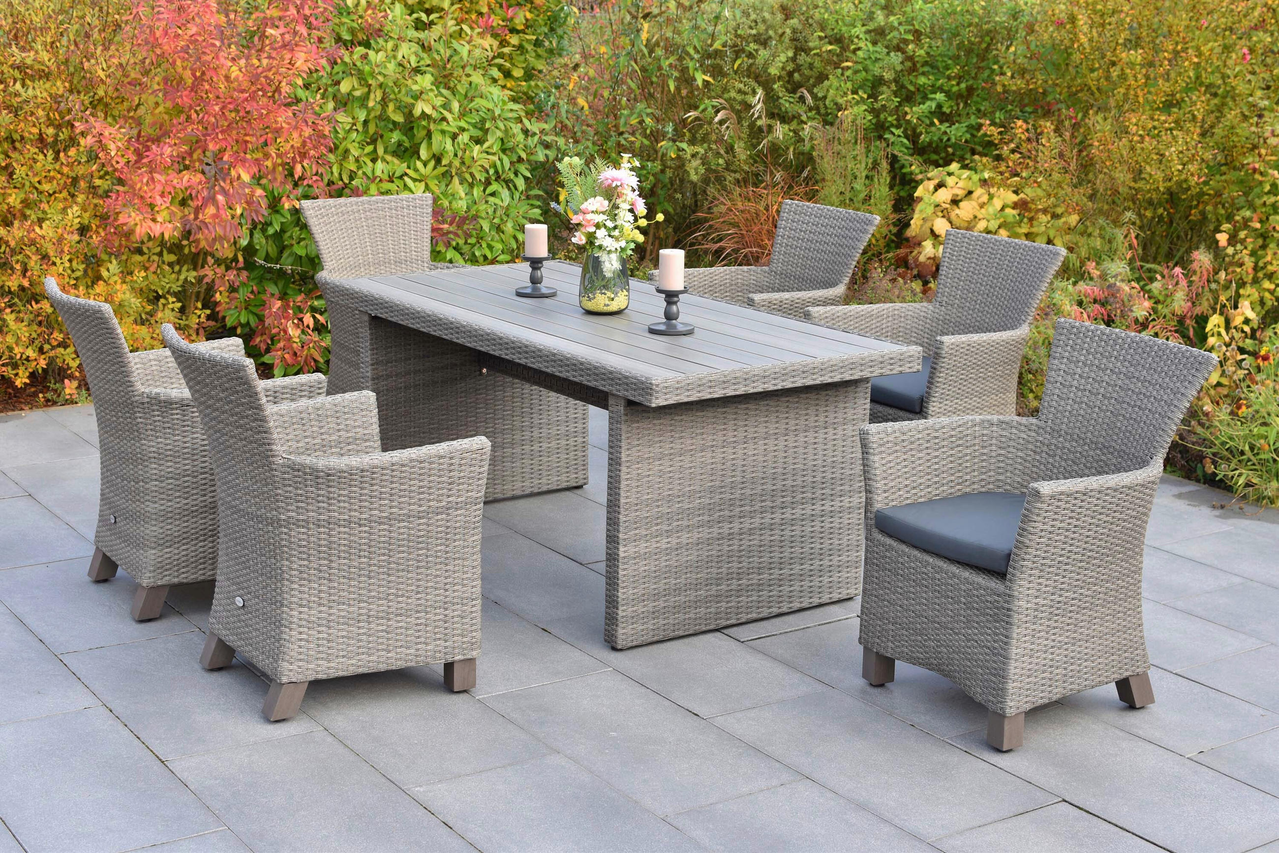 Gardenson Gartentischgruppe Toskana Grau