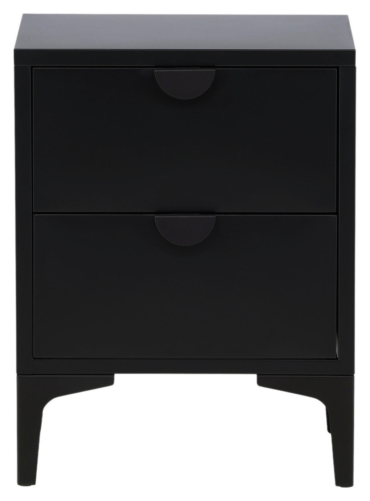NATTDUKSBORD i svart  - svart, Design, metall (45/59/40cm) - Livetastic