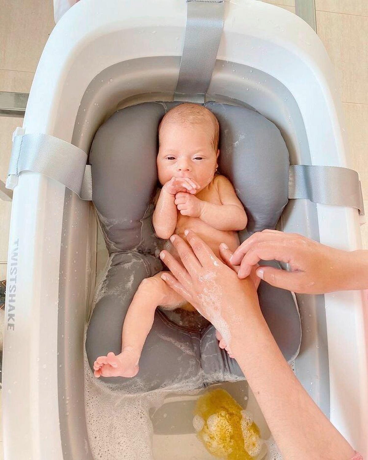 BADEWANNENKISSEN Kunststoff  - Grau, Basics, Kunststoff (0,335/0,24/0,16cm) - Twistshake