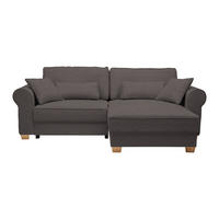HÖRNSOFFA i mörkgrå  - mörkgrå, Modern, trämaterial/trä (255/185cm) - MID.YOU
