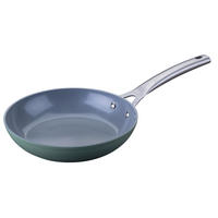 BRATPFANNE Stuttgart Keramikbeschichtung 24 cm  - Silberfarben/Grau, Basics, Metall (24cm) - Chefkoch+Fackelmann