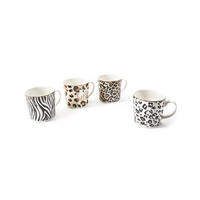 ŠALICA ZA KAVU     - višebojno, Basics, keramika (12,5/9,3/8,8cm)