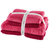 FROTTIERSET Batoni Set Rosa 4-teilig  - Rosa, Basics, Textil - Vossen