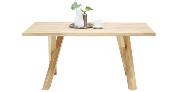 ESSTISCH in Holz 160/90/76 cm  - Eichefarben, Natur, Holz (160/90/76cm) - Hom`in