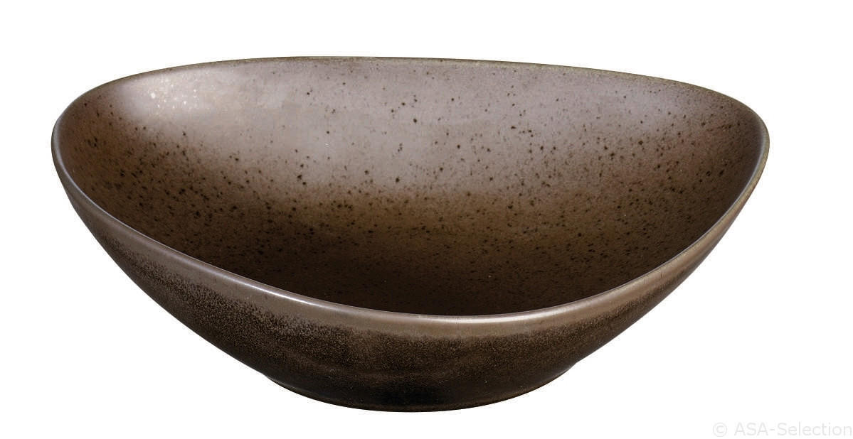 PASTATELLER CUBA MARONE Feinsteinzeug  - Braun, Keramik (27/7cm) - ASA