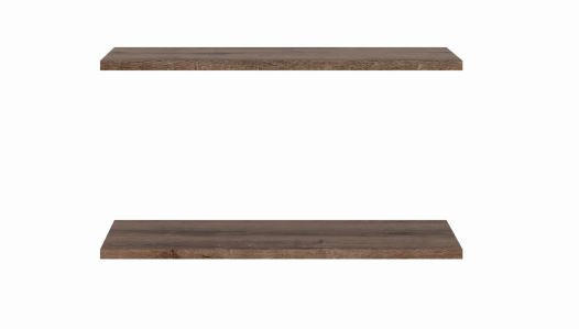POLICA ZA ORMAR boja hrasta   83/2,2/48 cm    - boja hrasta, Dizajnerski, pločasti materijal (83/2,2/48cm) - Carryhome
