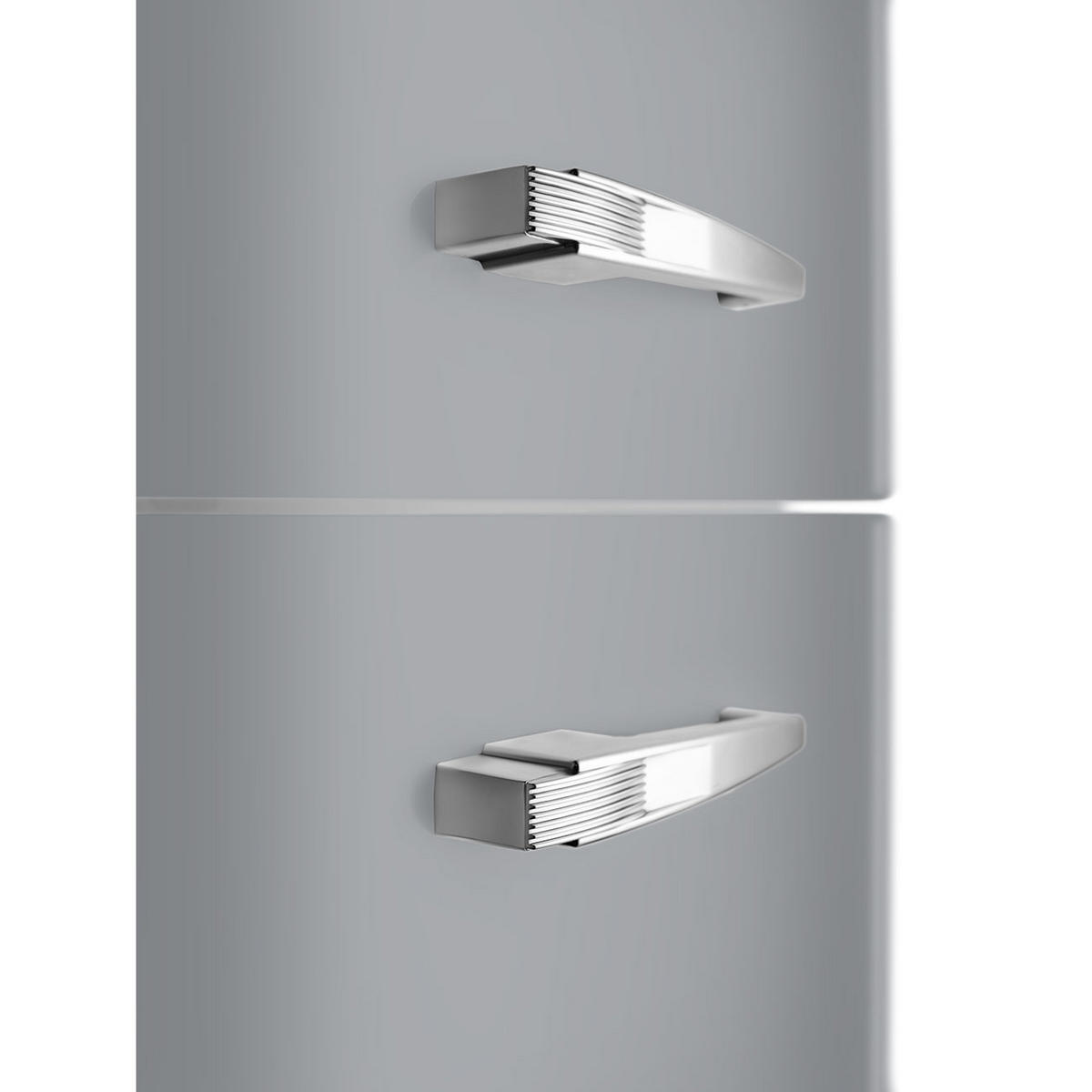 KÜHL-GEFRIER-KOMBINATION 60/196,8/72,8 cm FAB32RSV5  - Silberfarben, Basics, Metall (60/196,8/72,8cm) - SMEG