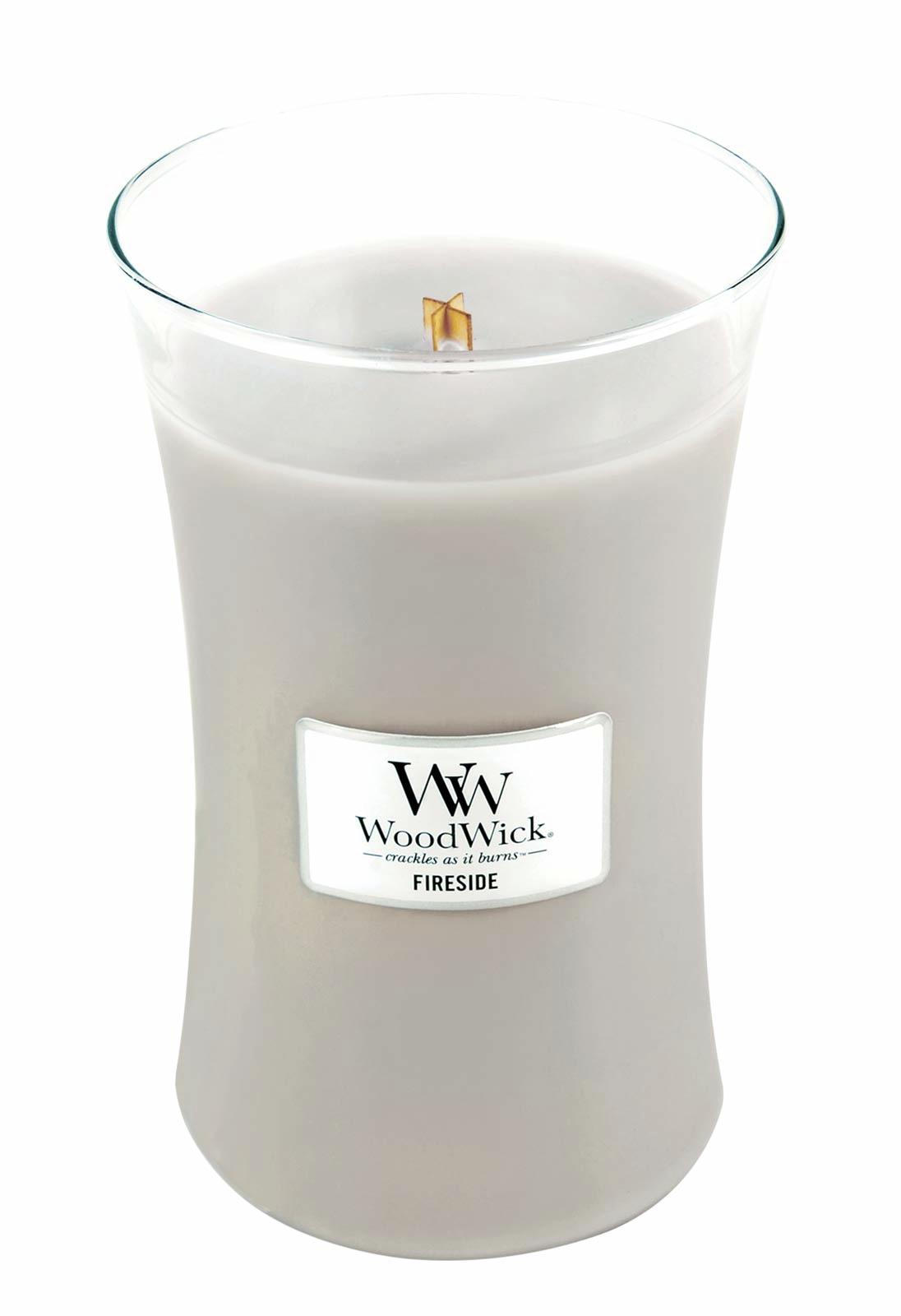 SVIJEĆA MIRISNA  siva  - siva, Basics, staklo/drvo (10/18/10cm) - WoodWick