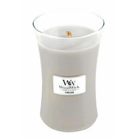 SVIJEĆA MIRISNA  siva  - siva, Basics, staklo/drvo (10/18/10cm) - WoodWick