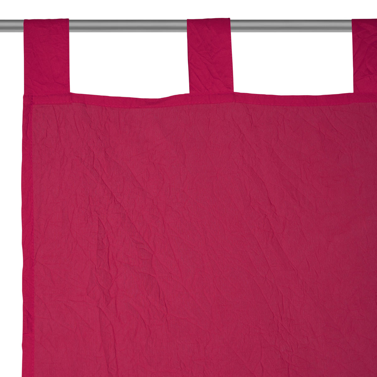 ZAVESA SA PETLJAMA ZA KAČENJE šljiva - šljiva, Dizajnerski, tekstil (135/245cm) - Boxxx