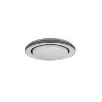 LED-DECKENLEUCHTE  38/7,5 cm    - Schwarz, Basics, Kunststoff (38/7,5cm)