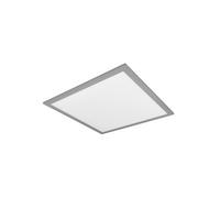LED-TAKLAMPA Alpha 18 W 45/45/3 cm  - titanfärgad, Basics, metall (45/45/3cm)
