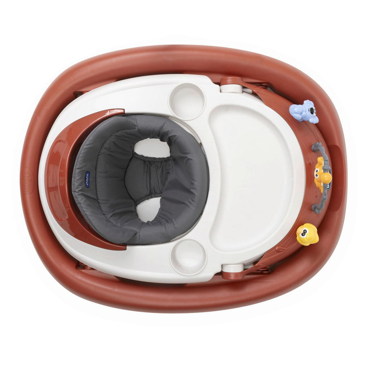LAUFLERNWAGEN - Rotbraun/Dunkelgrau, Basics (47/45/81cm) - Chicco
