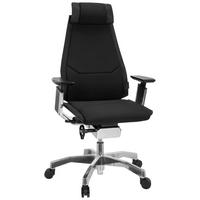 DREHSTUHL Flachgewebe Schwarz  - Silberfarben/Schwarz, Basics, Kunststoff/Textil (57/119/46cm) - MID.YOU