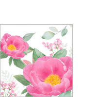 SERVIETTE    - Multicolor, Natur, Papier (12,5/12,5cm) - PPD