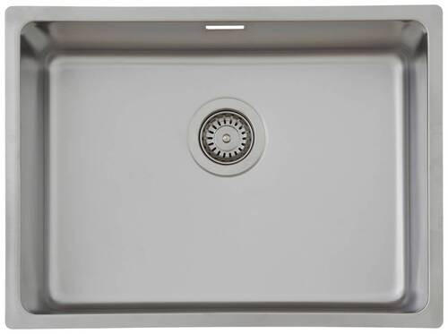 SPÜLE 1720DETROIT59X435  - Edelstahlfarben, Trend, Metall (59/22,5/43,5cm) - Respekta
