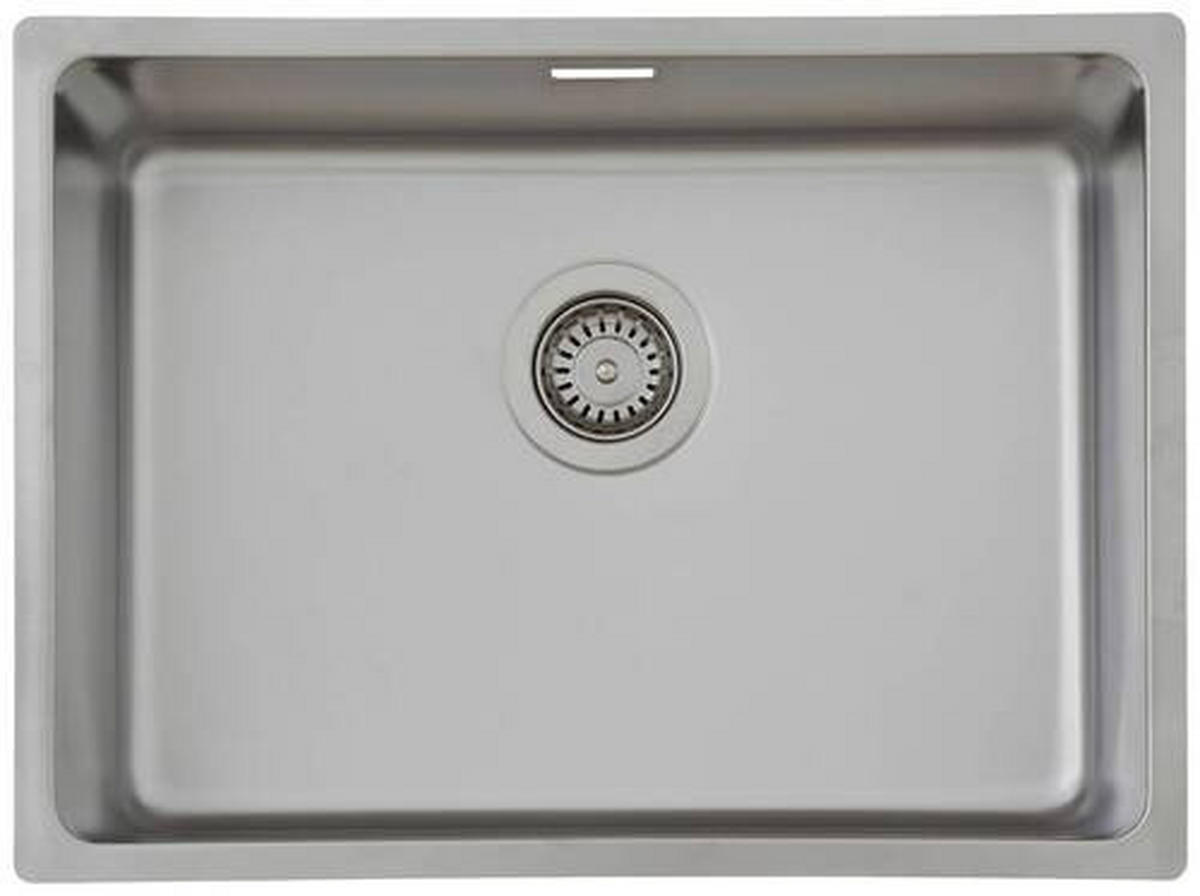 SPÜLE 1720DETROIT59X435  - Edelstahlfarben, Trend, Metall (59/22,5/43,5cm) - Respekta