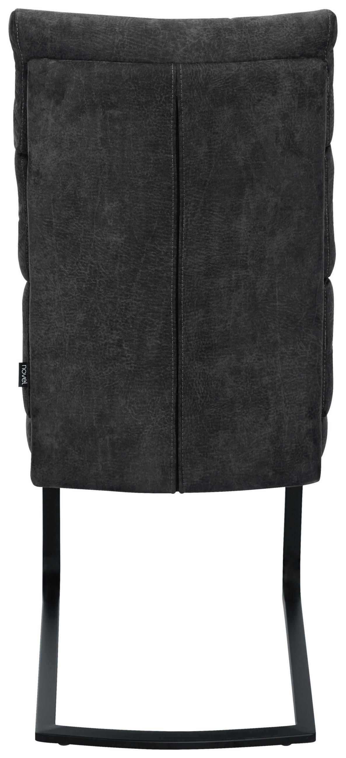 SCHWINGSTUHL  Stoffauswahl Webstoff  - Anthrazit/Schwarz, Design, Textil/Metall (47/106/63cm) - Novel