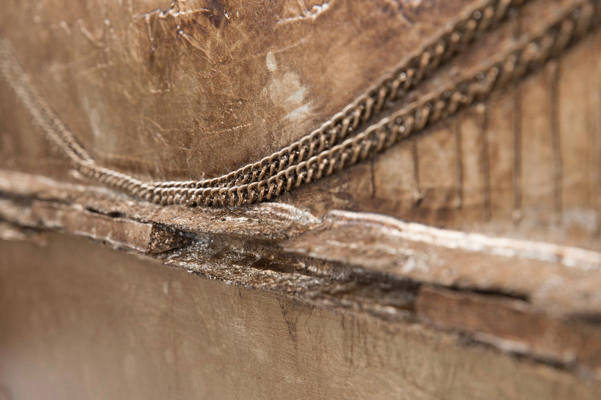 OBJEKTBILD Brücken 160/55 cm  - Silberfarben/Goldfarben, Design, Holz/Kunststoff (160/55cm) - Monee
