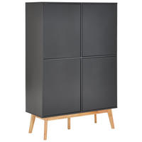 HIGHBOARD  in 100/149/40 cm  - Weiß/Naturfarben, Design, Holz/Holzwerkstoff (100/149/40cm) - MID.YOU
