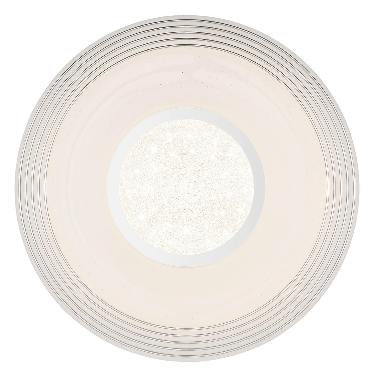 LED-DECKENLEUCHTE 24 W  39/8,3 cm    - Klar/Chromfarben, Design, Kunststoff/Metall (39/8,3cm) - Globo