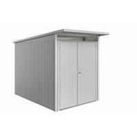 GERÄTEHAUS 180/218/300 cm  - Silberfarben, Design, Metall (180/218/300cm) - Biohort