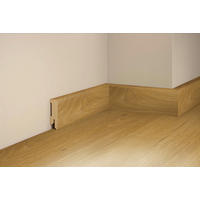 SOCKELLEISTE, Eiche Natur  - Basics, Holz (240/5/1,6cm) - Tilo