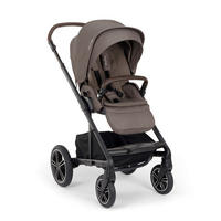 KOMBIKINDERWAGEN Mixx Next  - Beigebraun/Schwarz, Basics, Metall (60/110/82cm) - Nuna