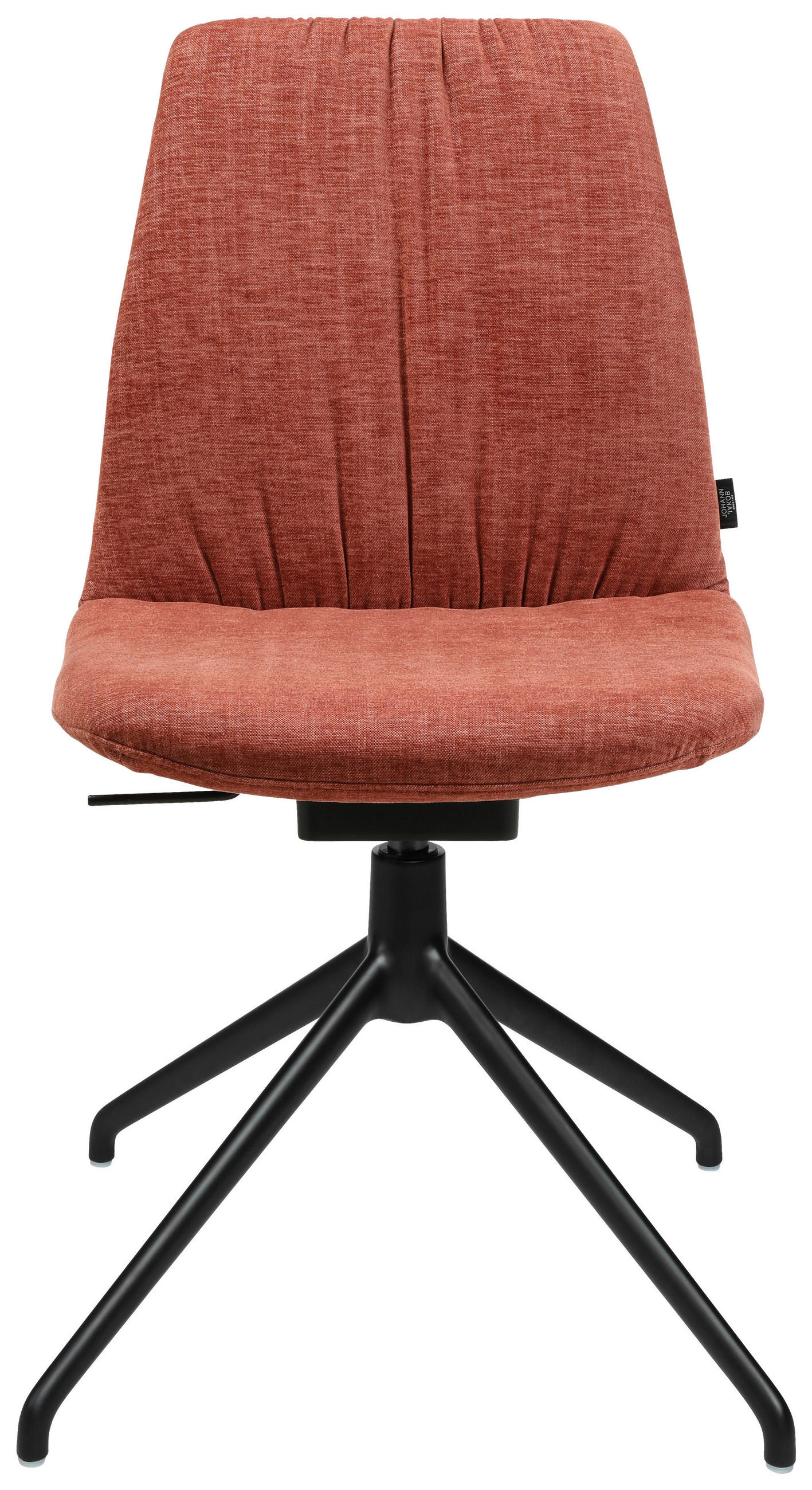 STUHL  in Stahl Flachgewebe  - Rot, Design, Textil/Metall (46/85-88/55cm) - Johann Jakob