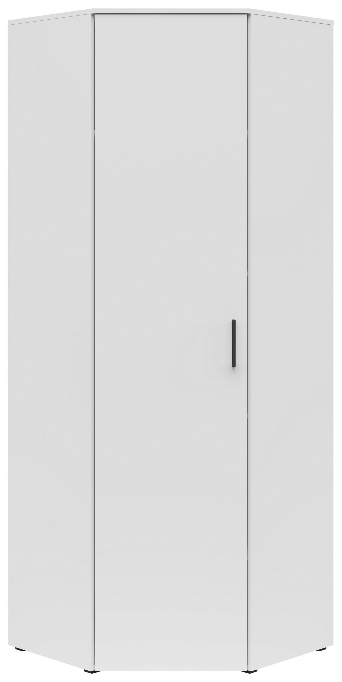 Eckschrank B: 101 cm Multi Weiß