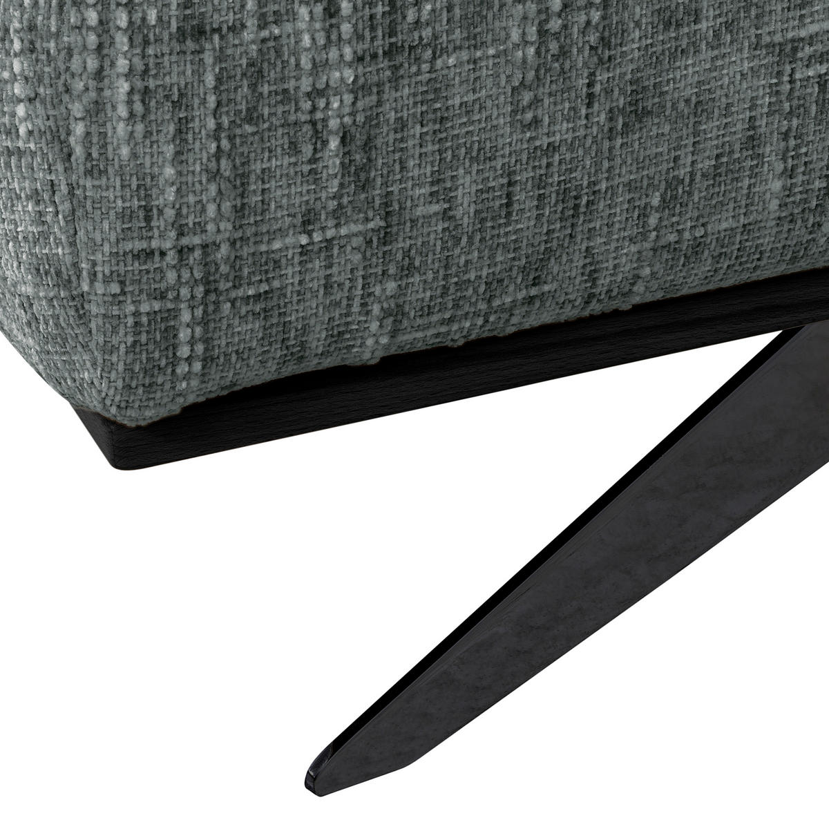 ECKSOFA PORTLAND Anthrazit Struktur Kopfteilverstellung  - Anthrazit/Schwarz, Design, Holz/Textil (295/187cm) - Livetastic